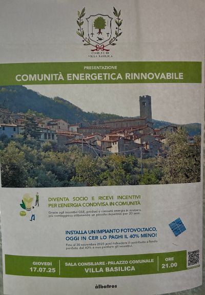 Locandina Comunità Enenrgetica