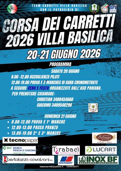 Corsa dei carretti 2026
