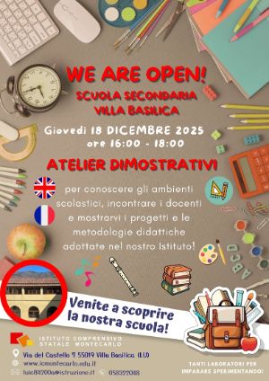Open day Secondaria Villa Basilica